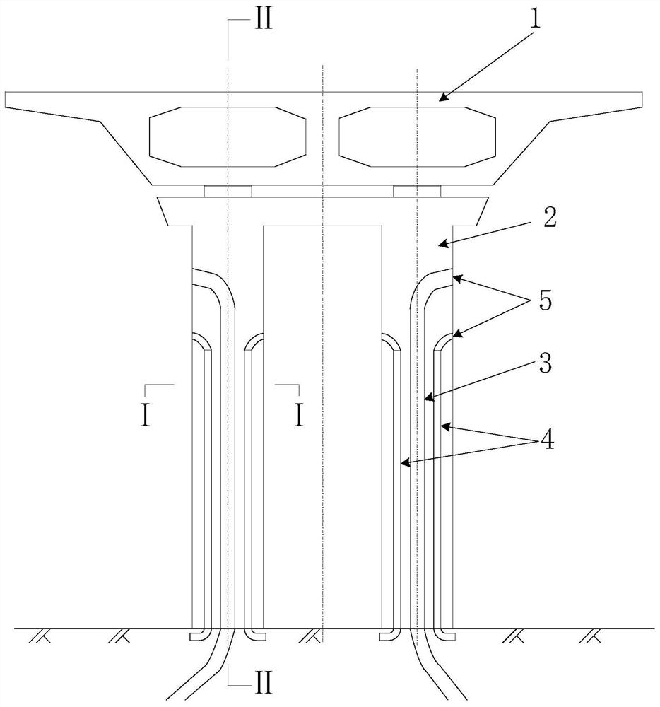 A full-section hydraulic blasting demolition method of an urban viaduct