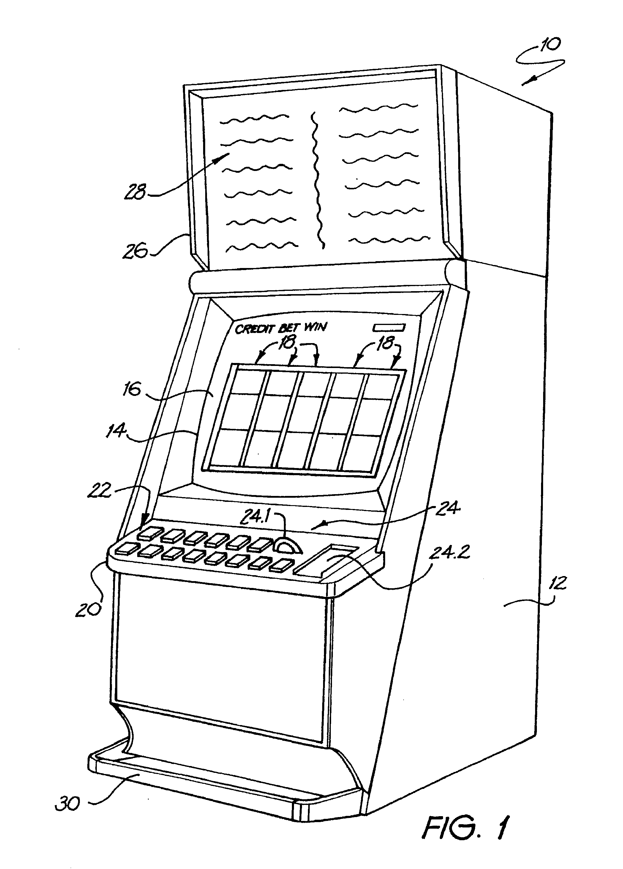 Gaming machine with enhanced feature indicator