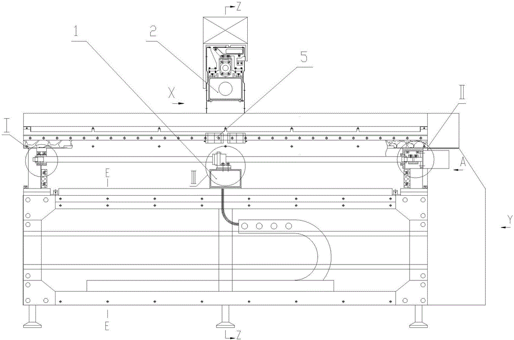 A photoelectric glass cutting machine