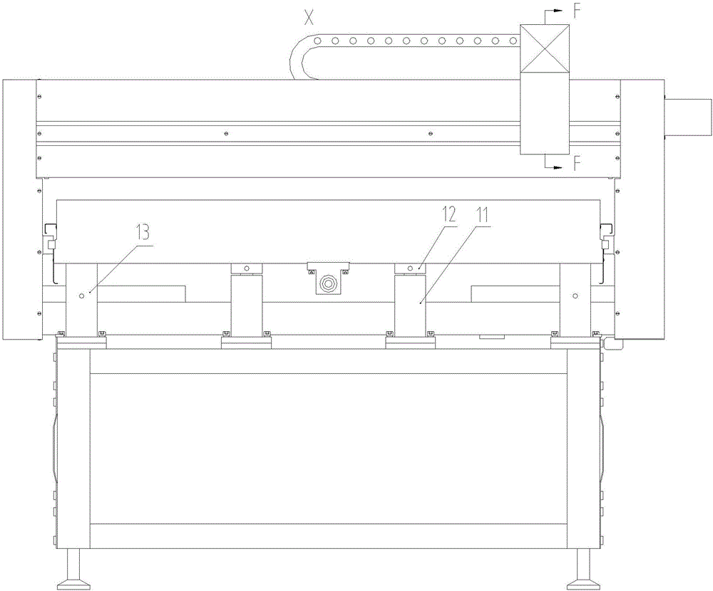 A photoelectric glass cutting machine