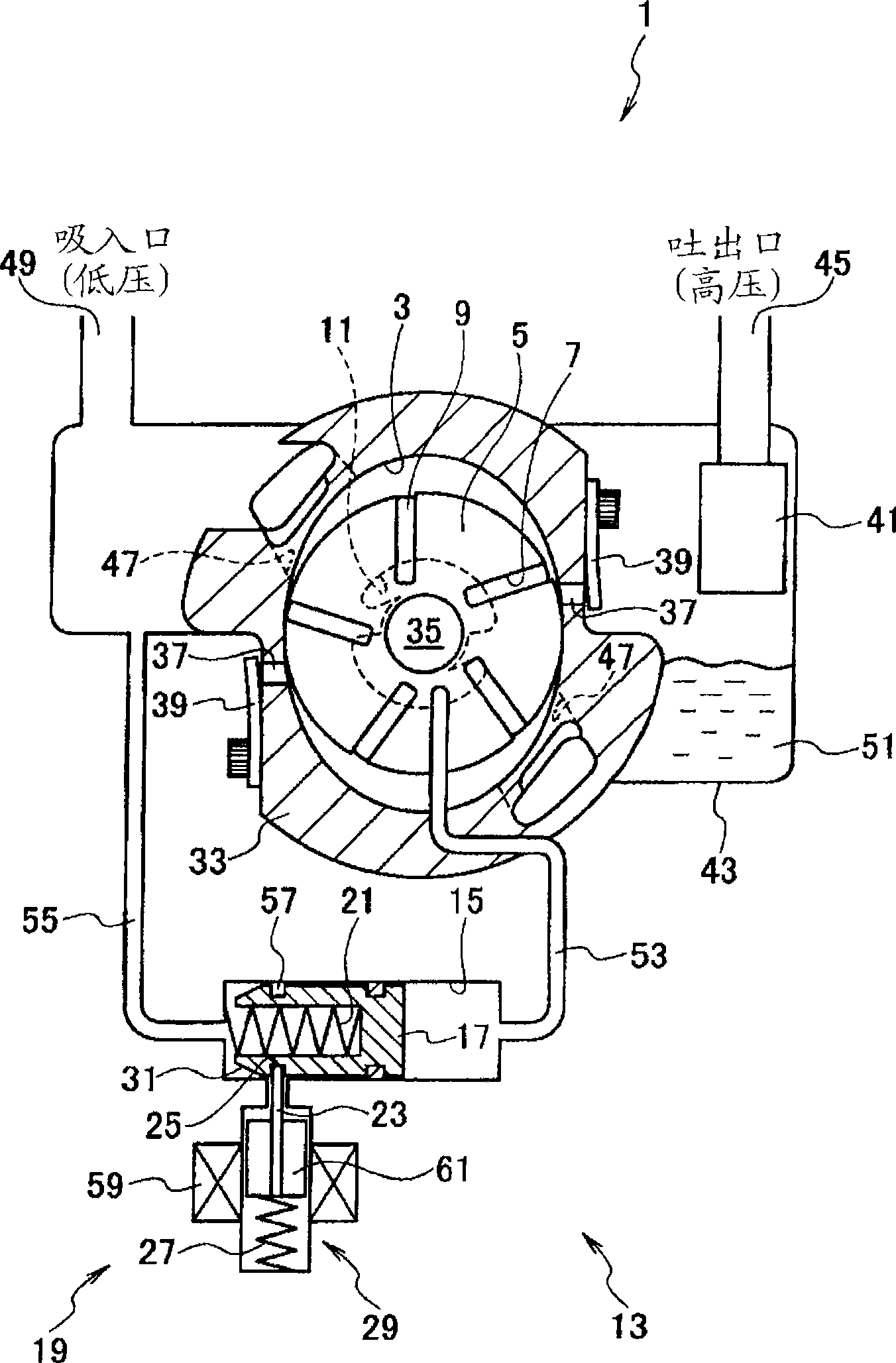 Vane compressor