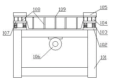 A conical sand making machine rolling mortar wall high-frequency vibration pouring mold and casting process