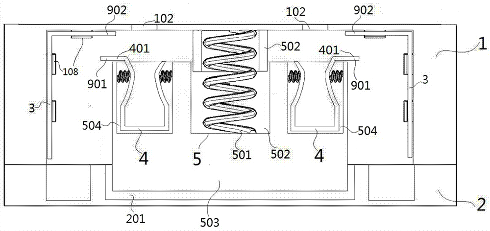 Force balance type plug-socket assembly