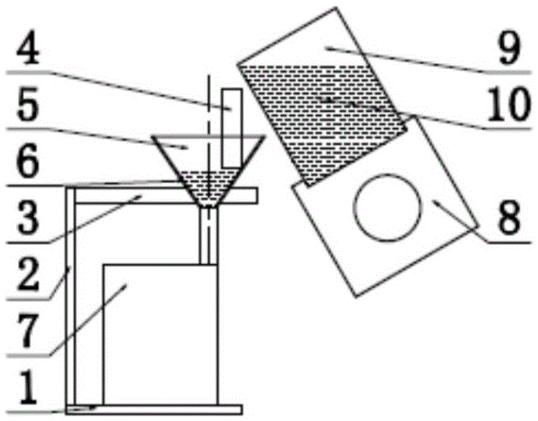 Simple direct connection device for automatic filtering and cleaning of bituminous coal firing substances