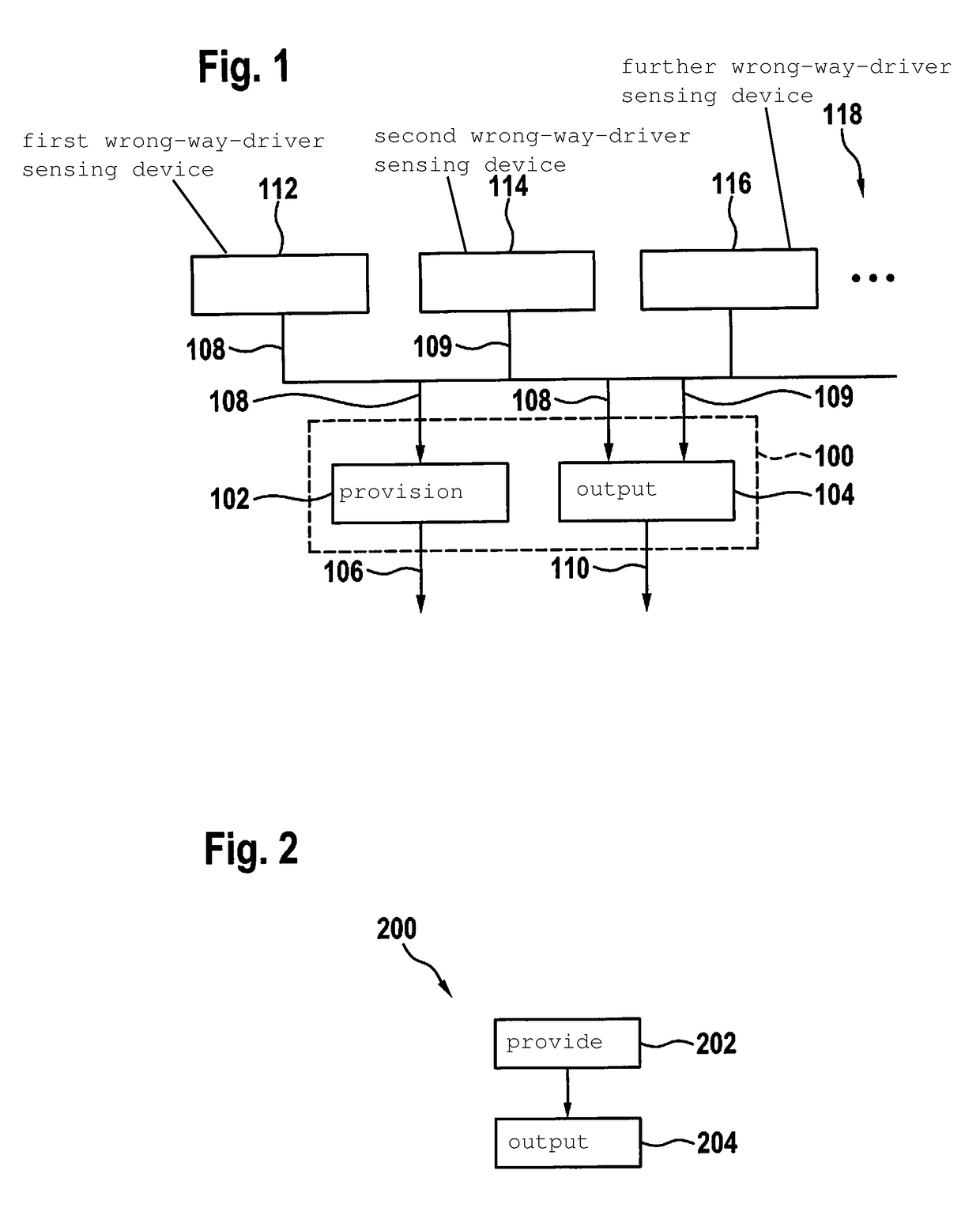 Method and apparatus to warn of a vehicle moving in the wrong direction of travel