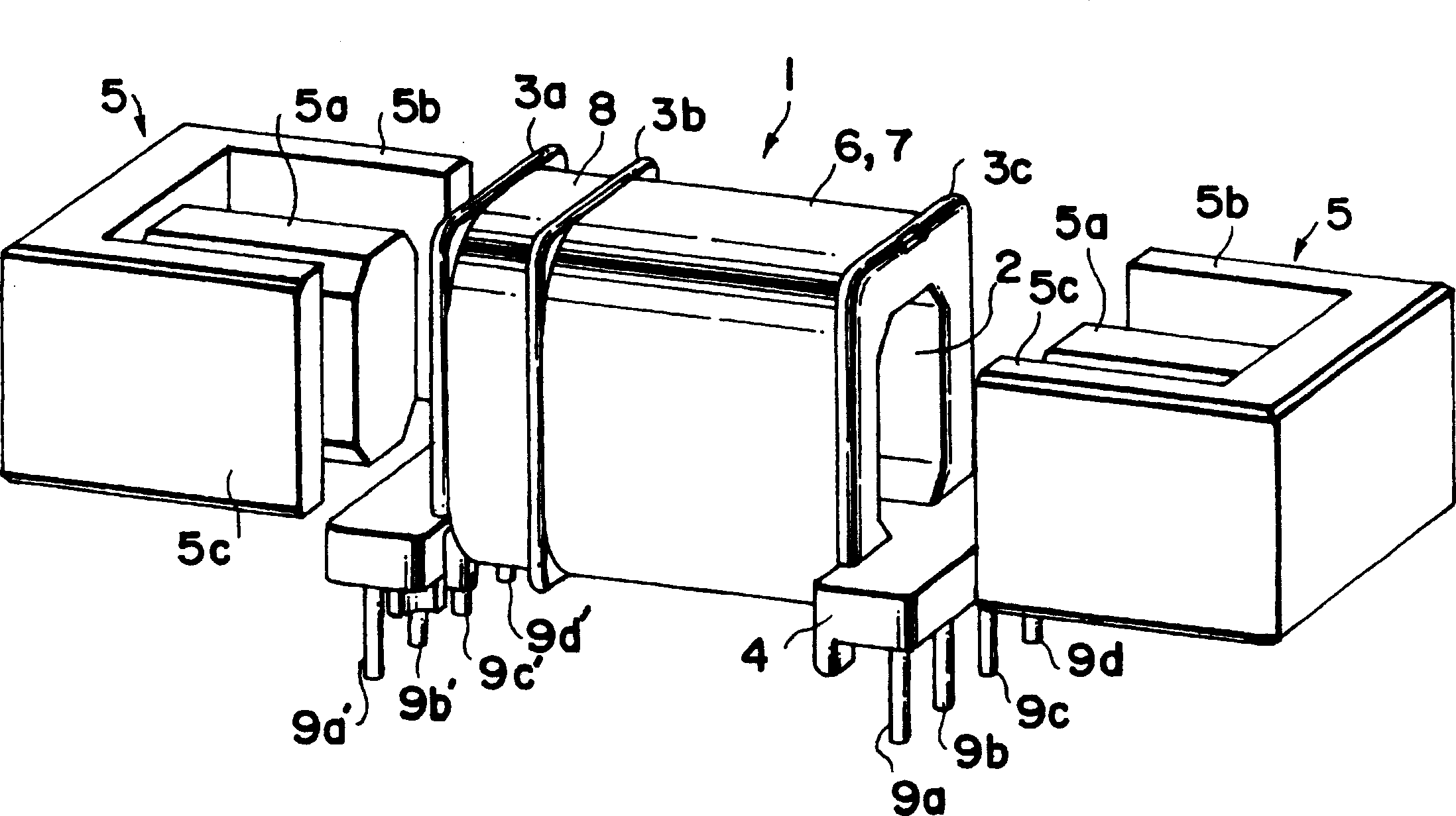 High-voltage transformer