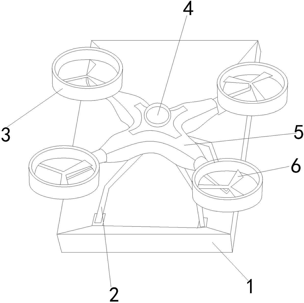 Automatic charging device of unmanned aerial vehicle