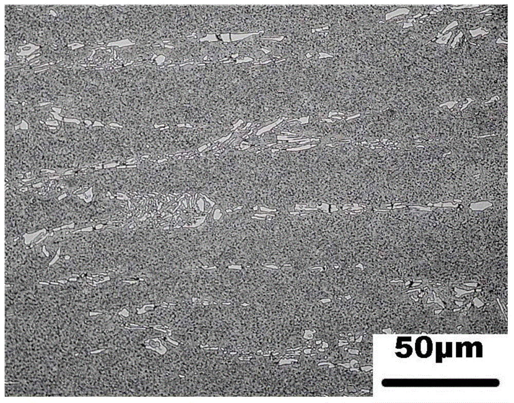 High-hardness high-toughness cold work die steel as well as preparation method thereof