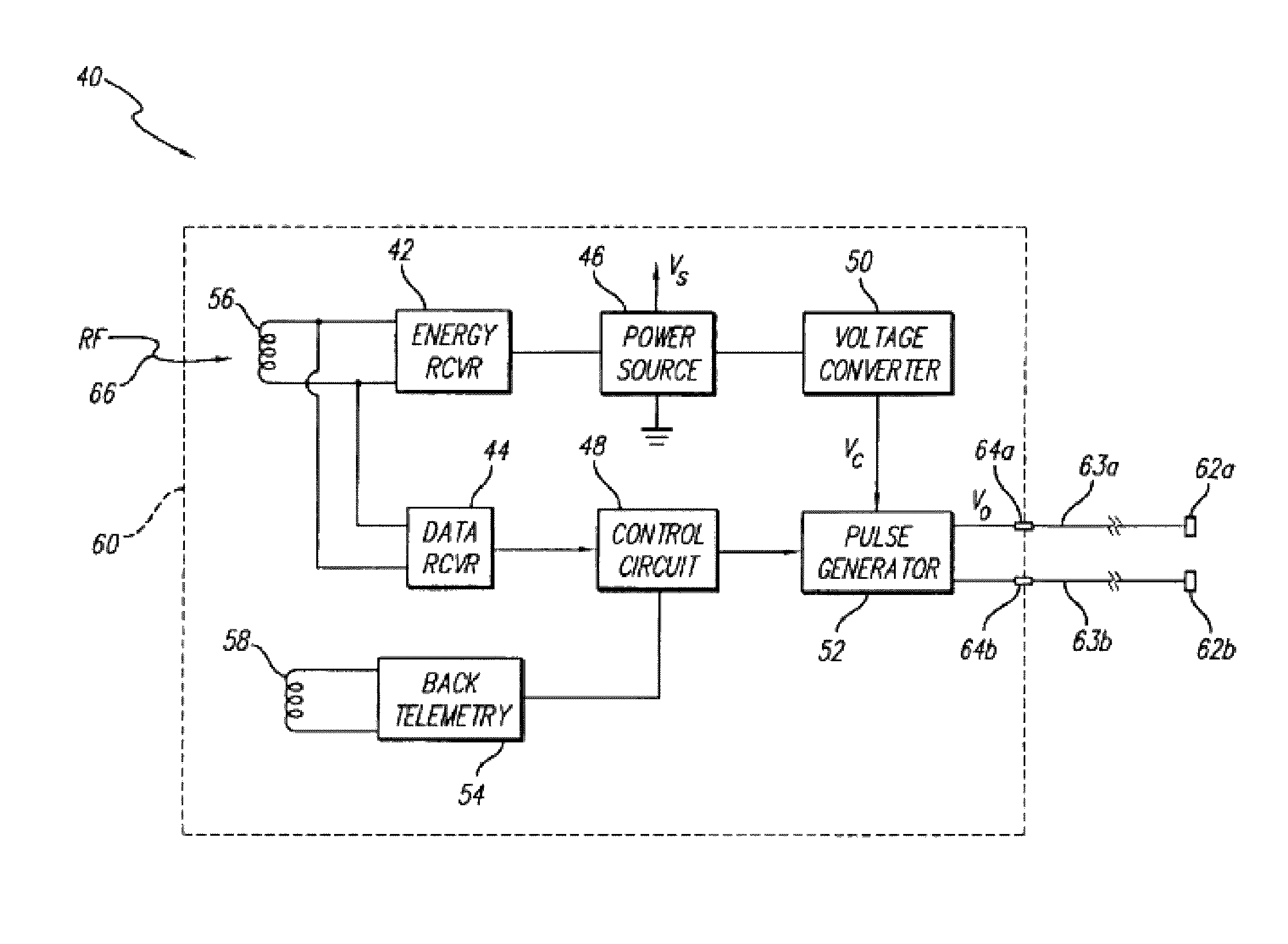 Implantable medical device with single coil for charging and communicating