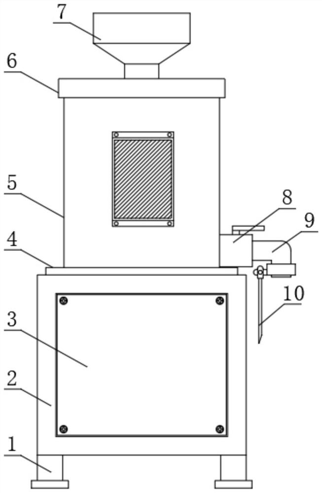 Sterile liquid food production device for digestive tract tumor patients to eat