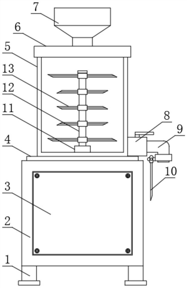 Sterile liquid food production device for digestive tract tumor patients to eat