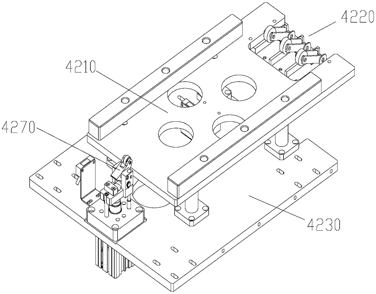 Voltage-resistant detection device and heater production line