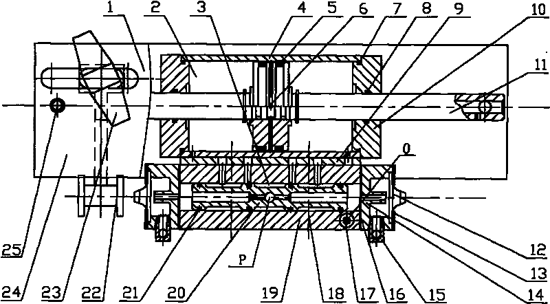 Hydraulic auto-oscillation control system for fire water monitor