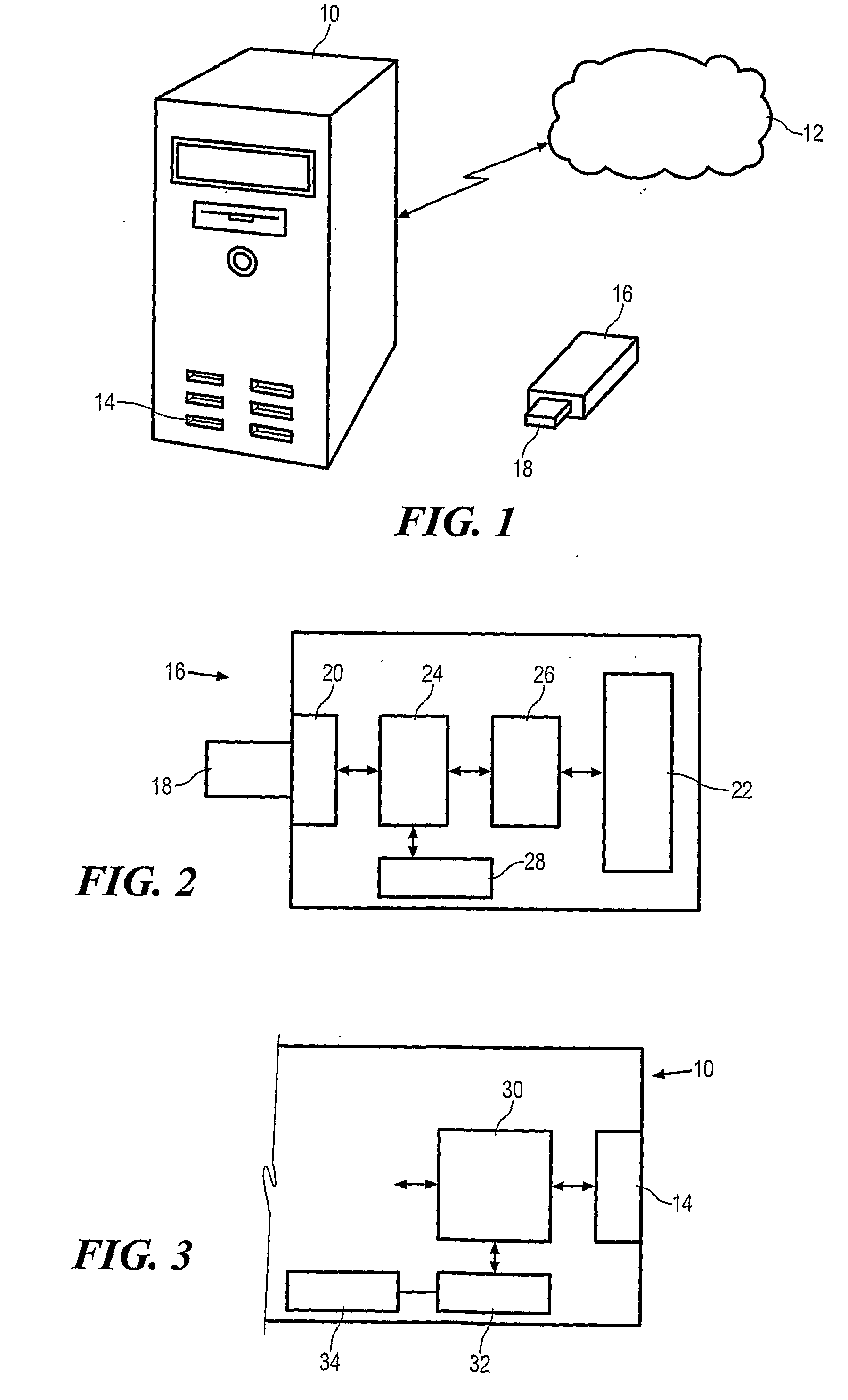 Method, apparatus and system for authentication of external storage devices