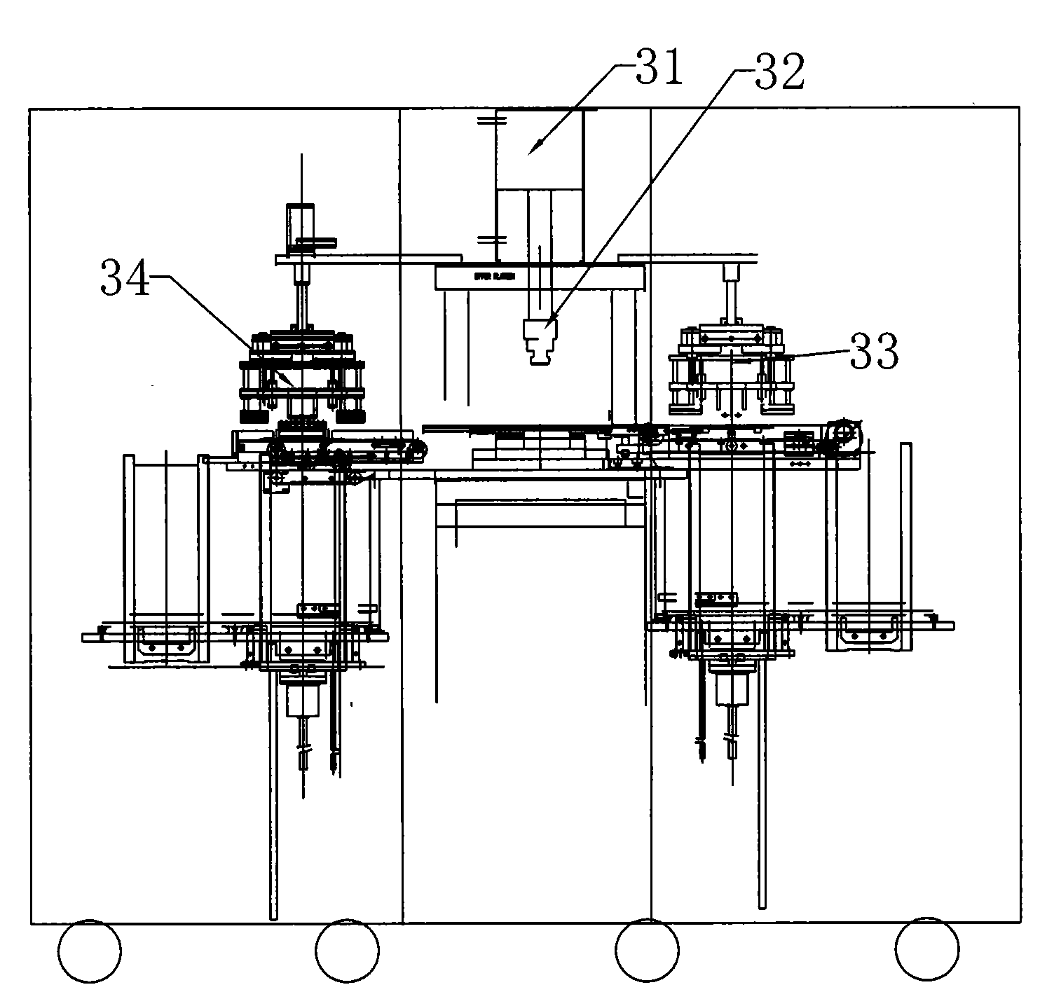 Control system of integrated circuit tendon-cutting device