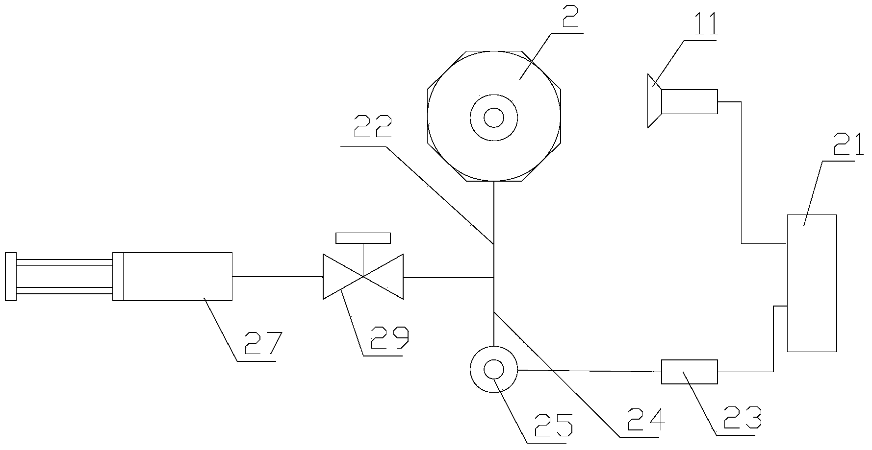 Test specimen hydraulic bulging test method and device