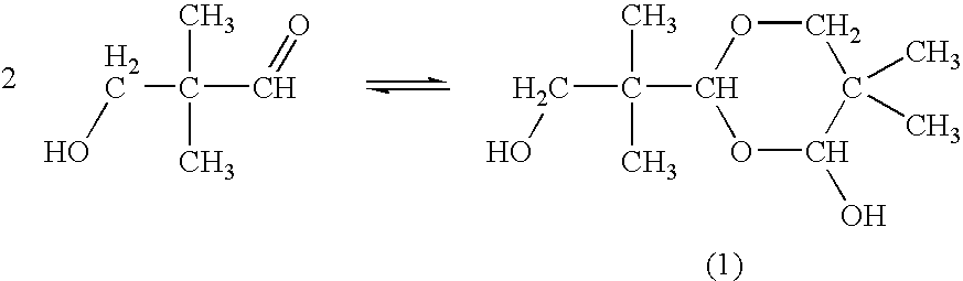 Method of producing high-purity hydroxypivalaldehyde and/or dimer thereof