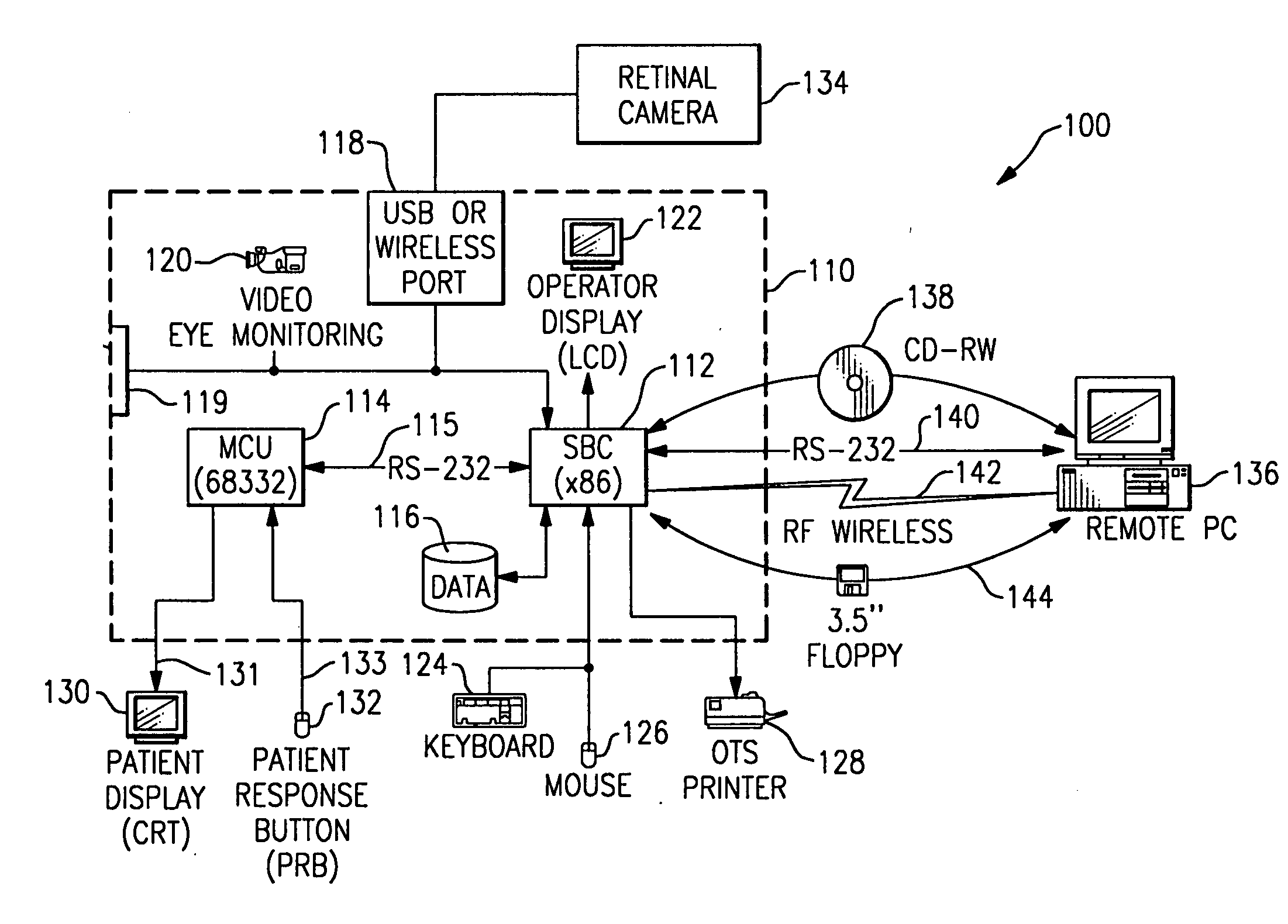 Apparatus and method for diagnosis of optically identifiable ophthalmic conditions