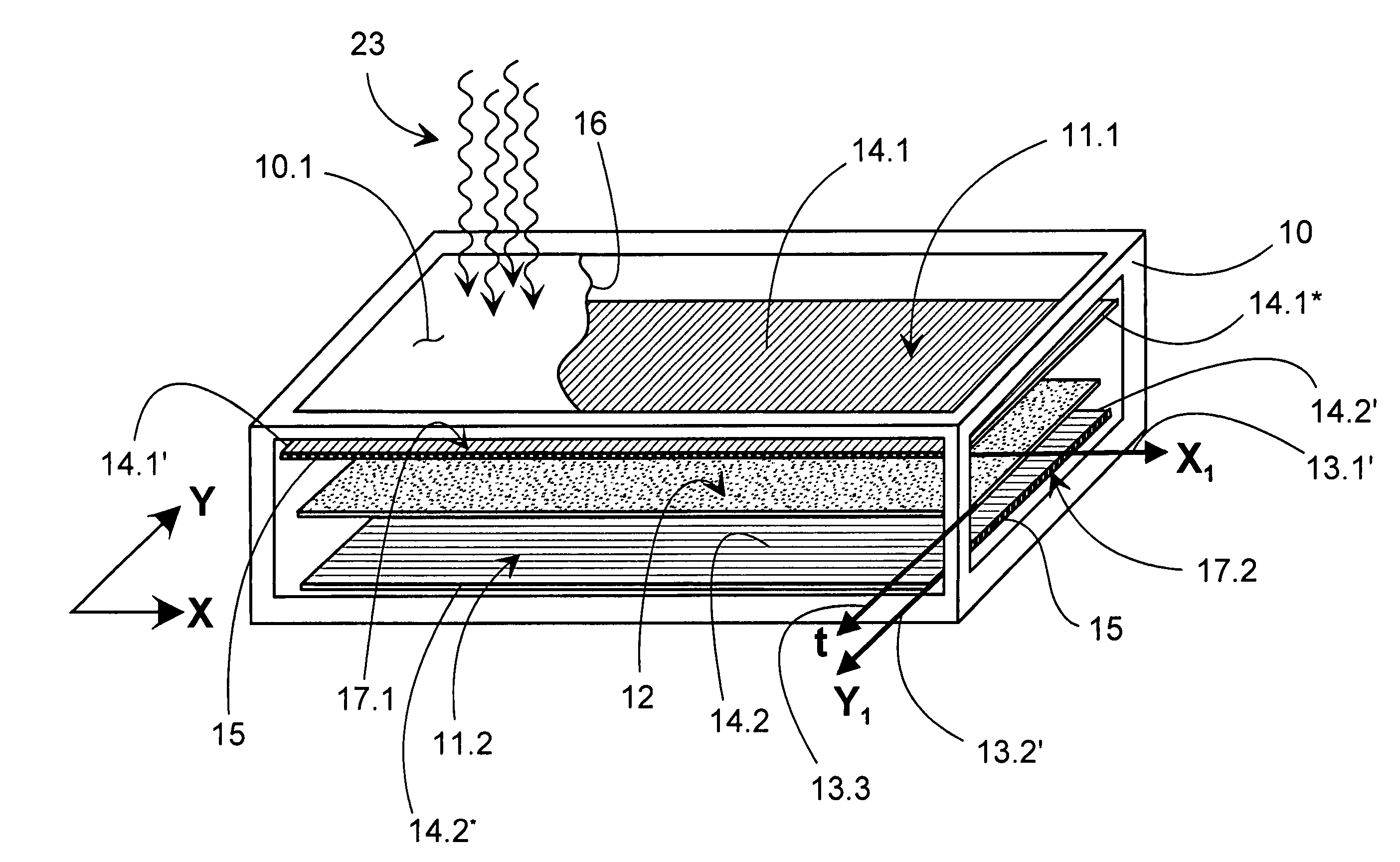 Method and apparatus for determining the intensity distribution of a radiation field