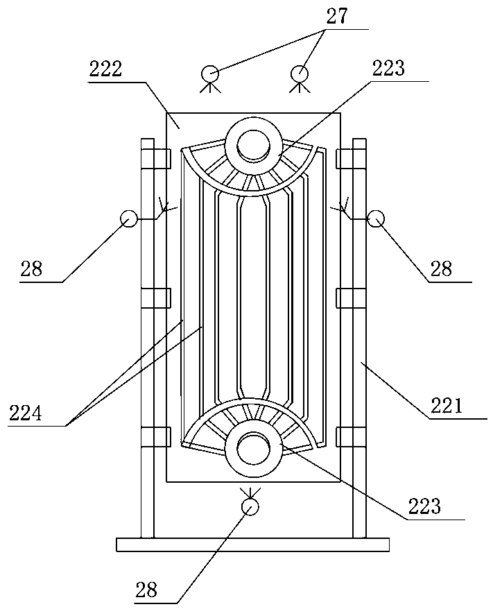 Spraying type condenser, evaporative cooling refrigerator, evaporative cooling air conditioner and application method thereof