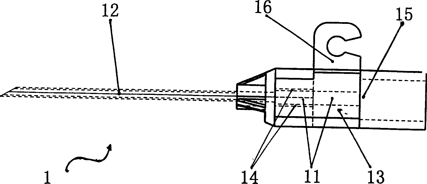 Safeguard protection setting for expendable needle in use for medical treatment