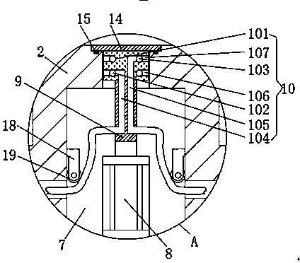 Cooling mechanism of injection mold