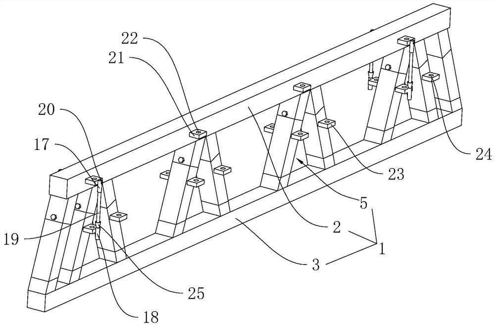 A segmented steel truss bridge and its construction method