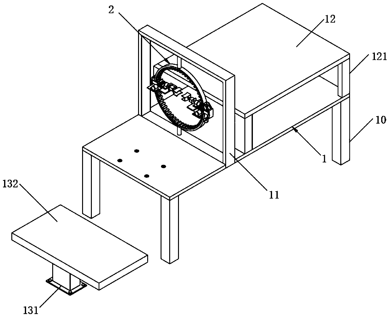 Ultra-large bearing posture changing mechanism