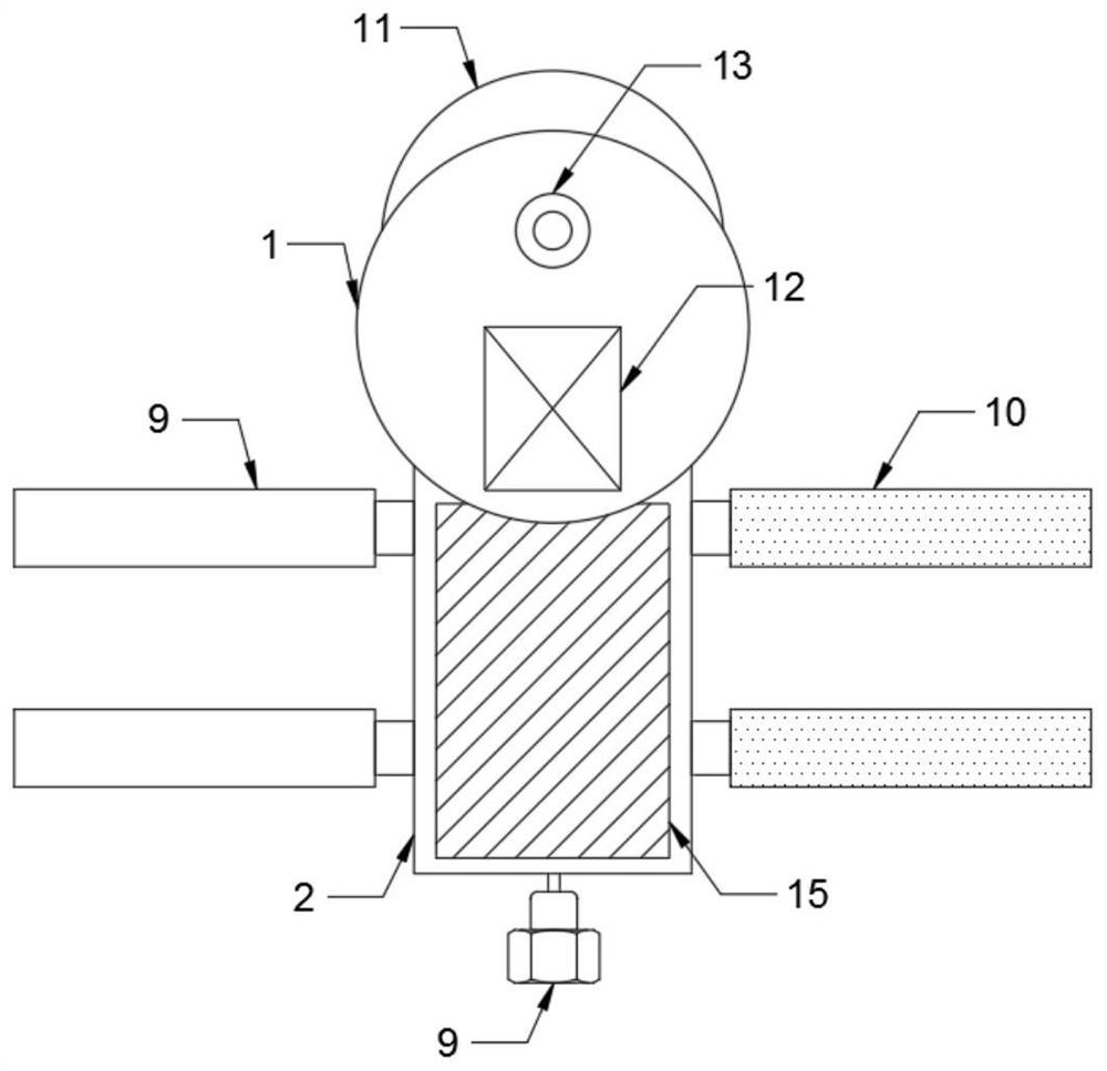 Brake air pipe pressure detection device