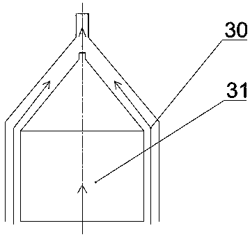 Integrated heat radiating device of super-gravity acceleration high-speed geotechnical centrifuge