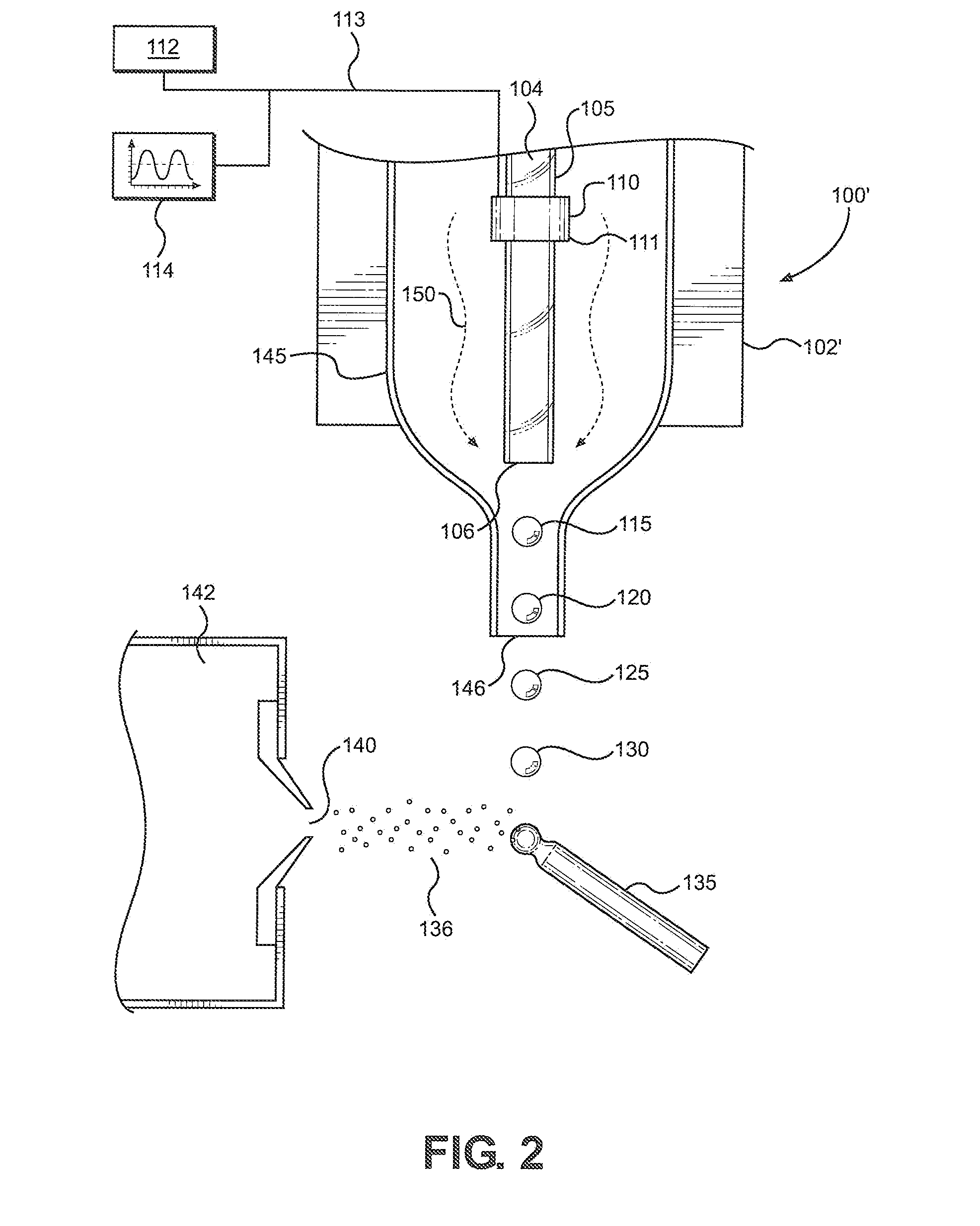 Ion Source for Mass Spectrometer and Method of Producing Analyte Ion Stream