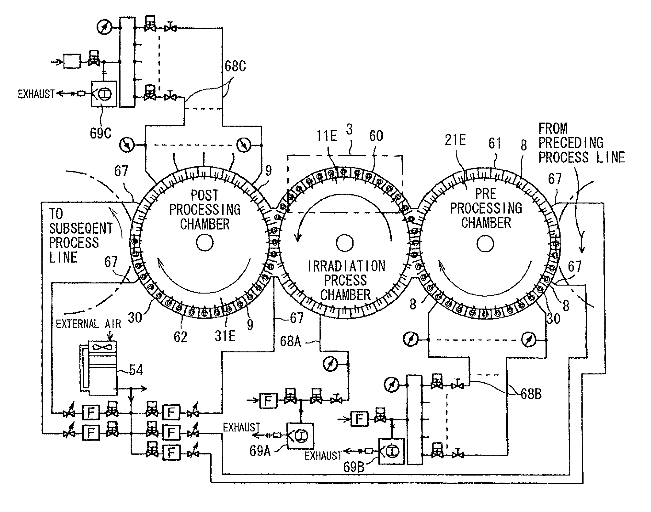 Electron beam irradiation method, electron beam irradiation apparatus, and electron beam irradiation apparatus for open-mouthed container