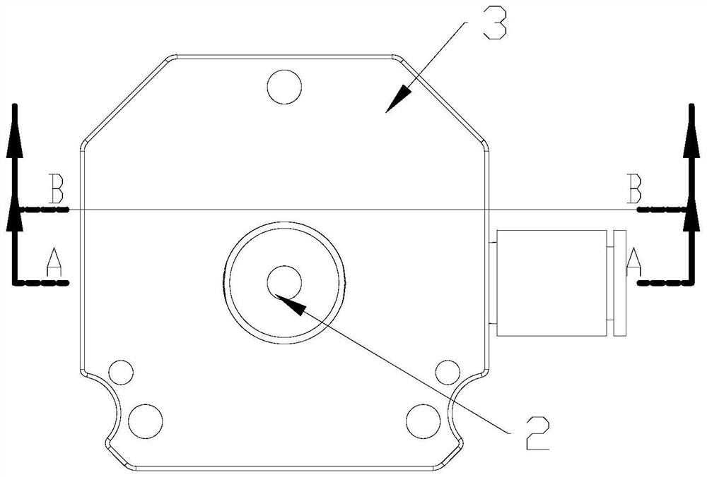 Scribing saw blade spindle structure