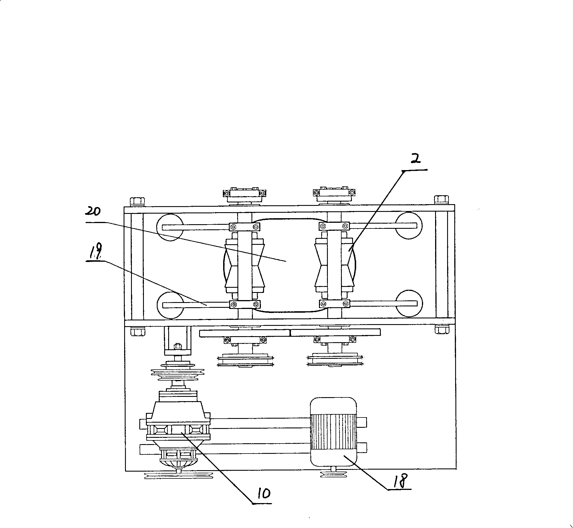 Heavy-caliber quartz capsule/stick drawing molding device