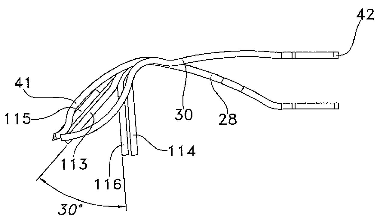 Modular connector exhibiting quad reactance balance functionality