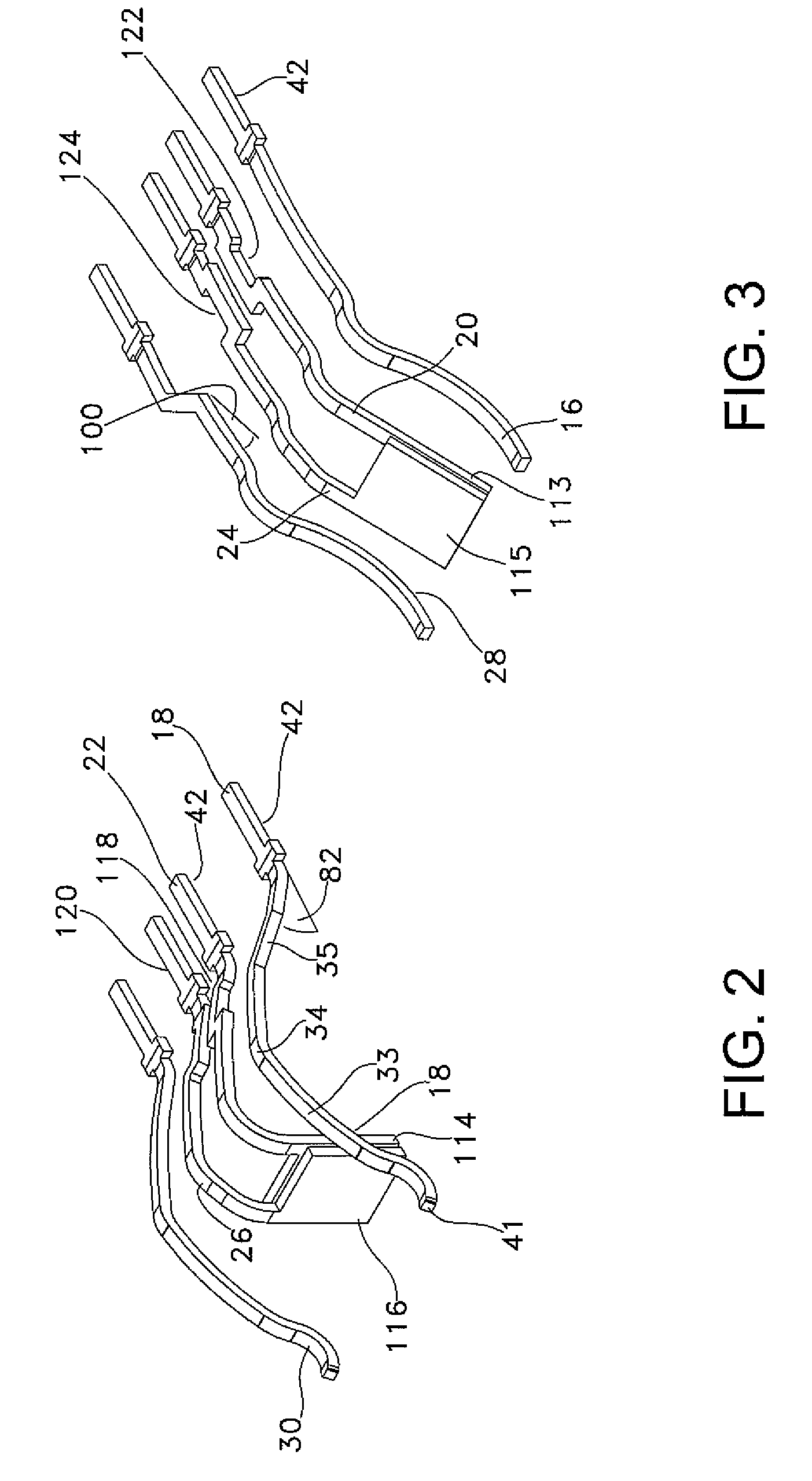 Modular connector exhibiting quad reactance balance functionality