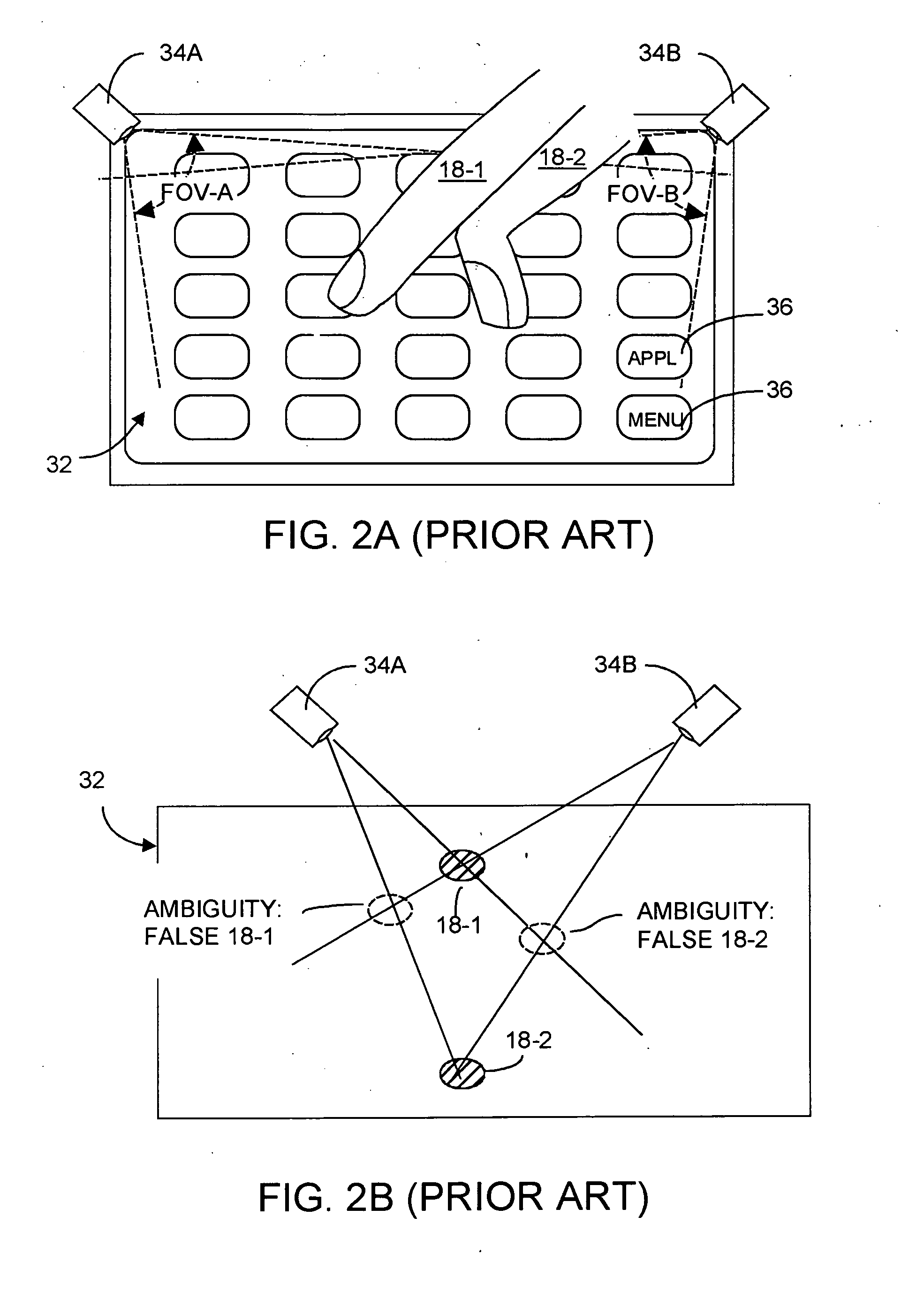 Method and system for recognition of user gesture interaction with passive surface video displays