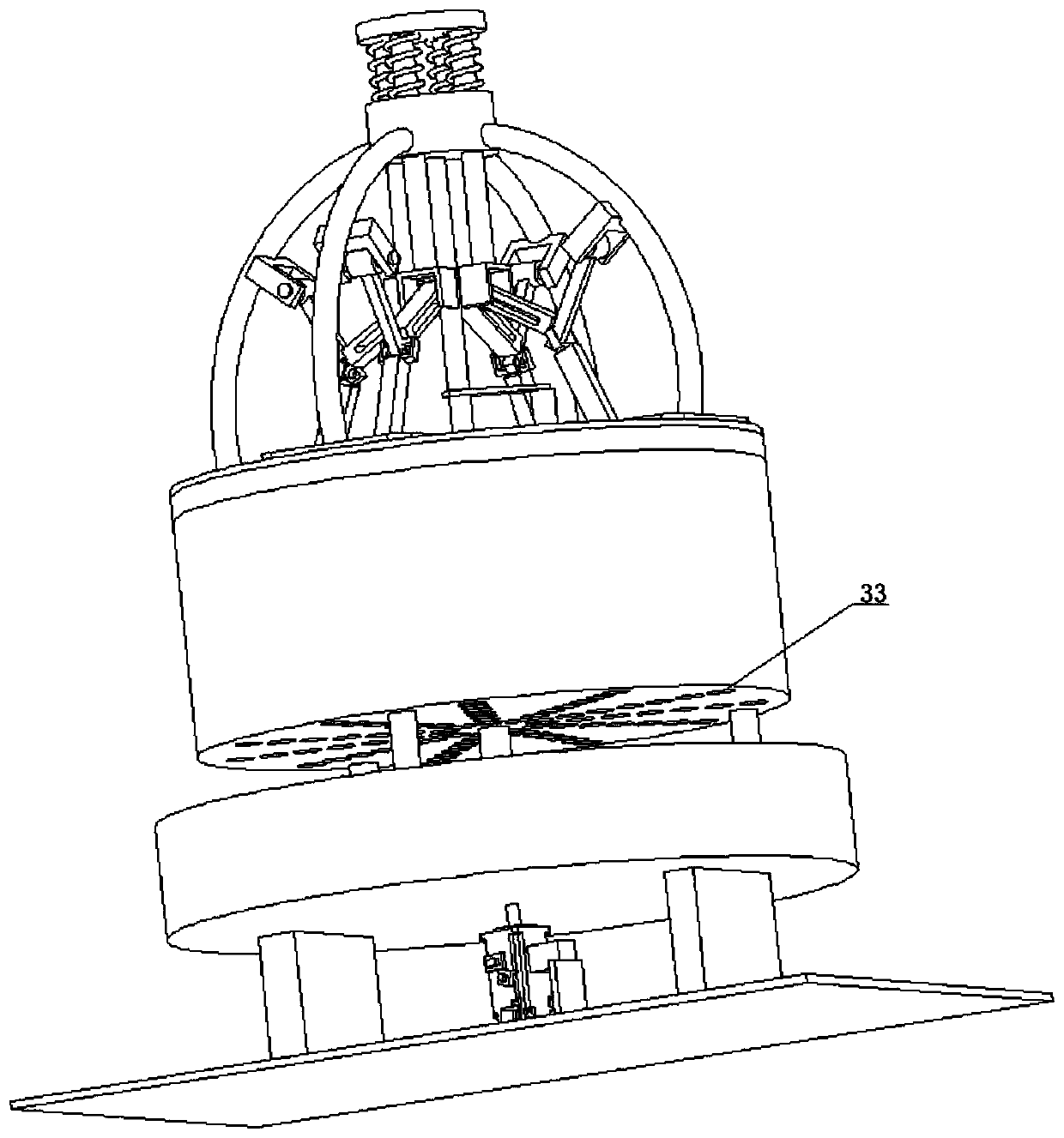 A grinding processing device for porcine virus samples