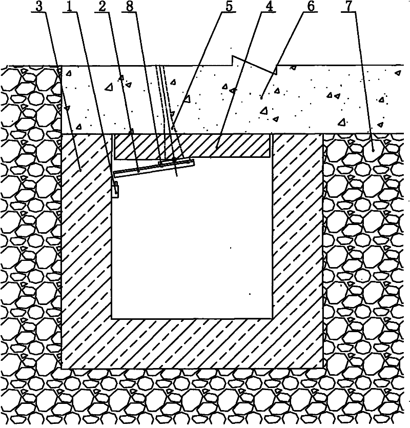 Automatic monitoring and warning system for nuclear power plant concrete structure sediment