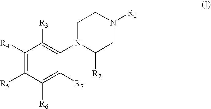 N-phenyl-piperazine derivatives and methods of prophylaxis or treatment of 5ht2c receptor associated diseases