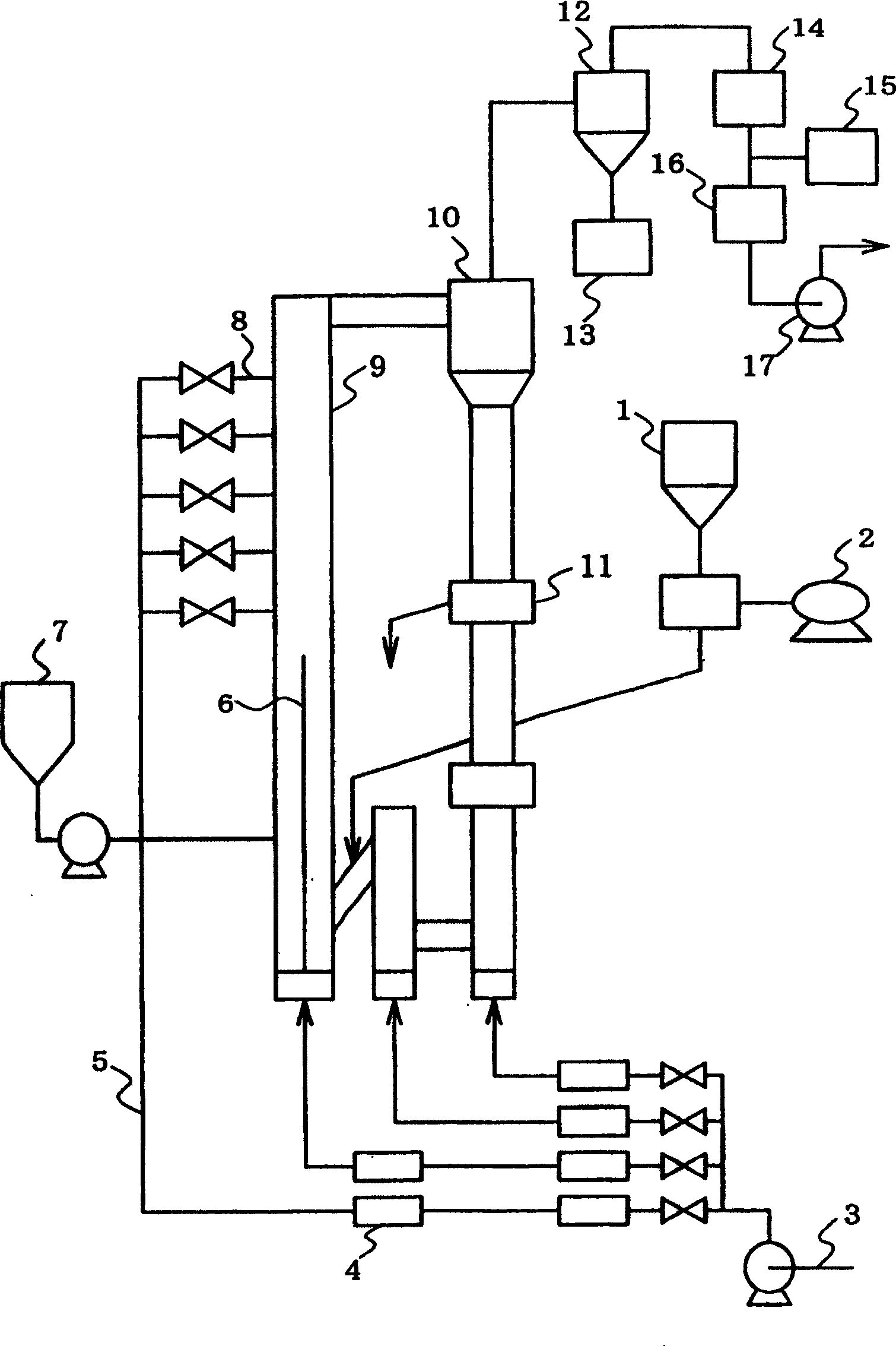 Sulfur content removing method and desulfurizer for fluidized bed device