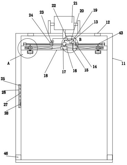 An elevator card swiping system to prevent cross infection