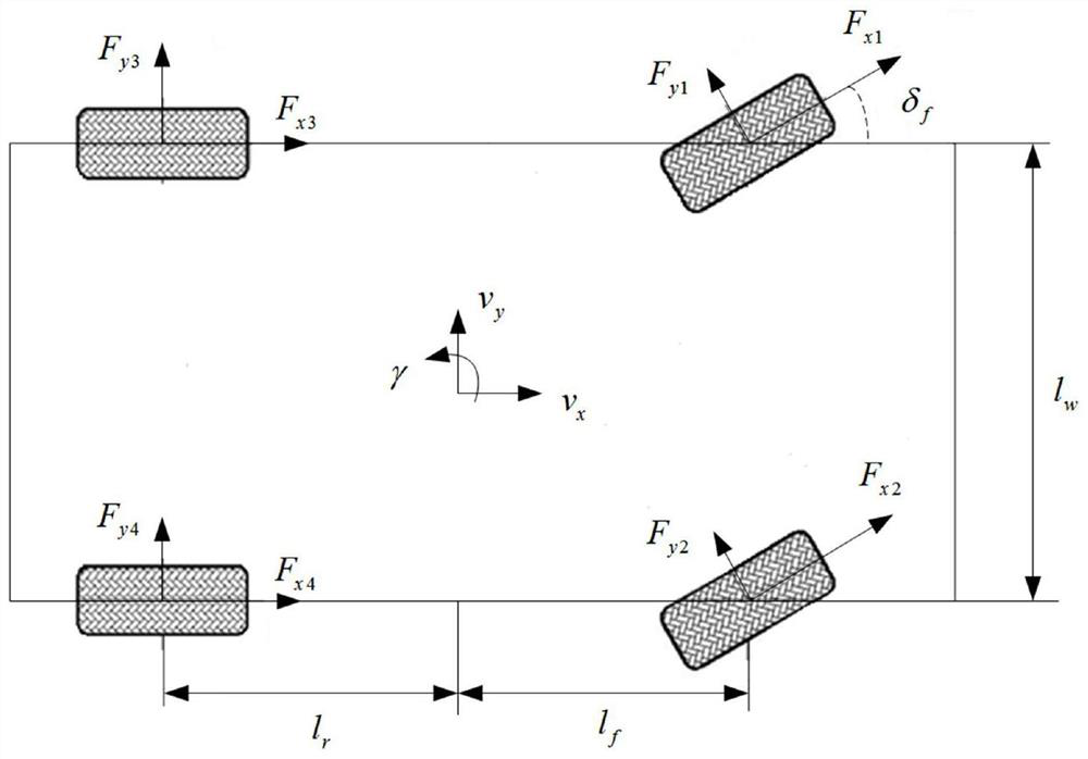 Longitudinal speed tracking control method and device for vehicles on expected path