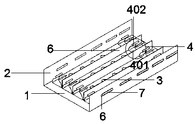 Cable bridge convenient for mounting and dismounting cable