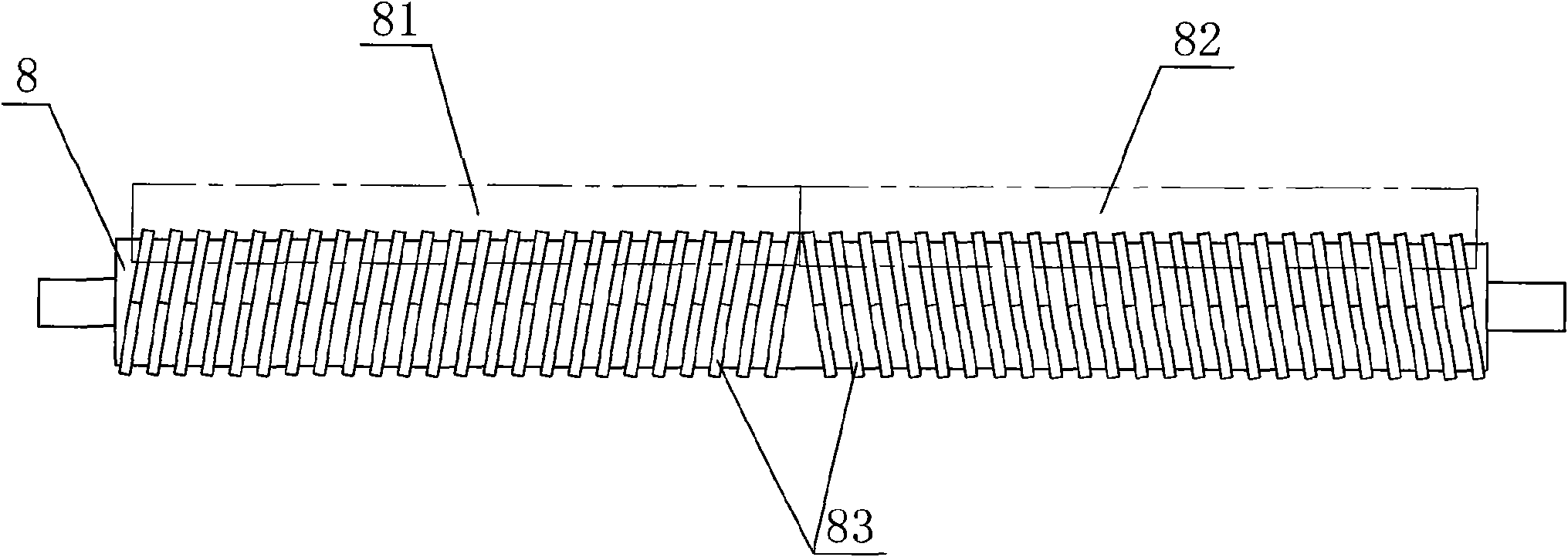 Liquid ammonia mercerizer equipment of knitting fabric