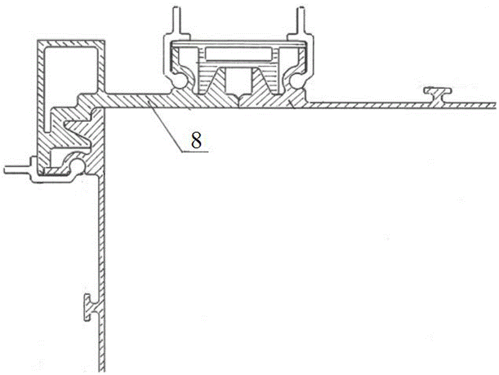 A composite structure aluminum alloy formwork