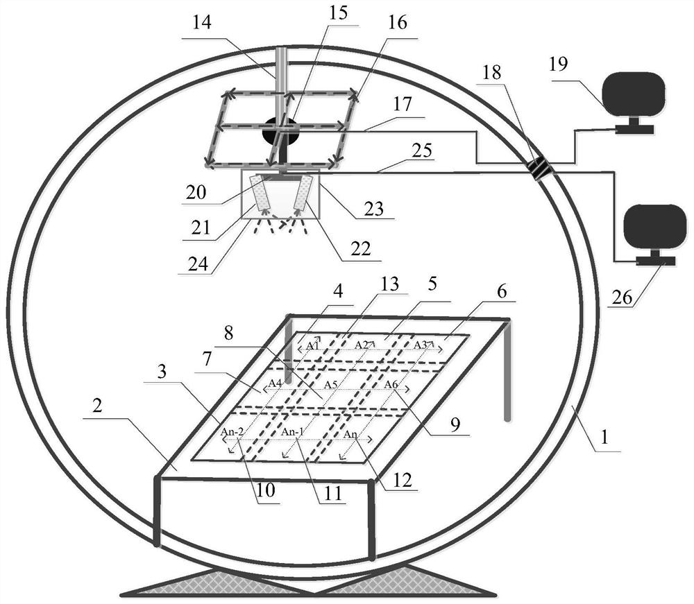 A large field of view high-precision structural deformation measurement system in a simulated space environment