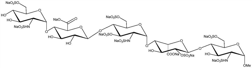 A kind of preparation method of fondaparinux sodium injection related substance b