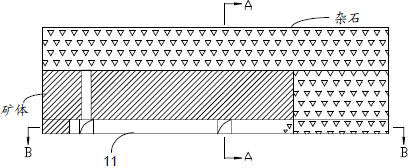 Digging method for vein-following developing roadway of inclined stratified rock body