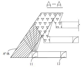 Digging method for vein-following developing roadway of inclined stratified rock body